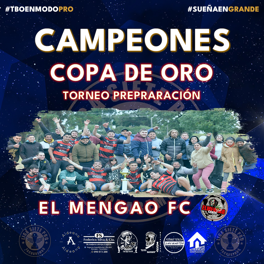 Campeones Copa de Oro- Toreno Preparación