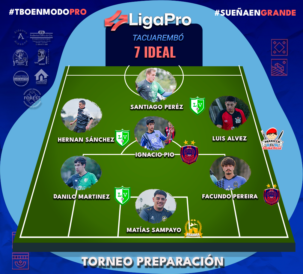 7 ideal del torneo preparación