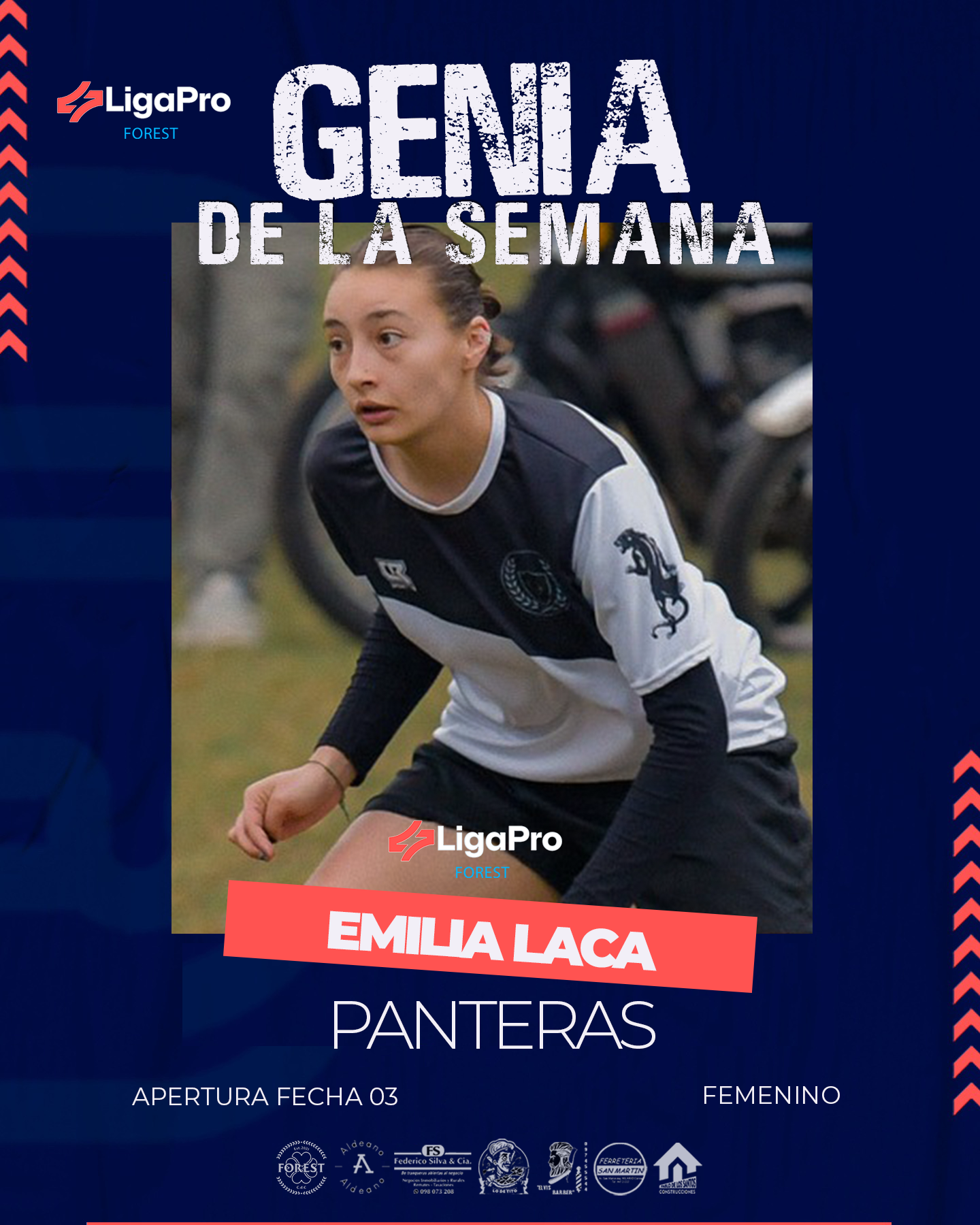 GENIA DE LA SEMANA DIV FEM Fecha 3